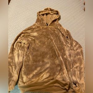 Tan cute hoodie for everyday or house day wear